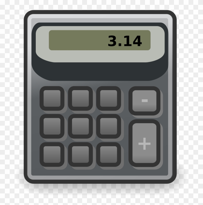 Free Vector Tango Accessories Calculator - Logical Mathematical Intelligence Transparent Clipart