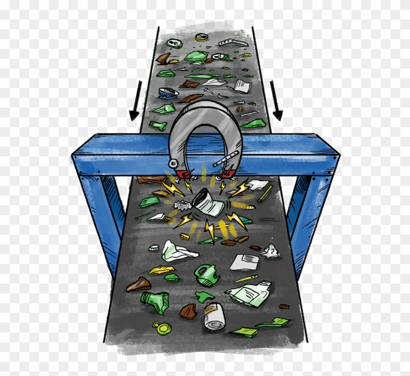 Overbelt Magnet - Illustration Clipart