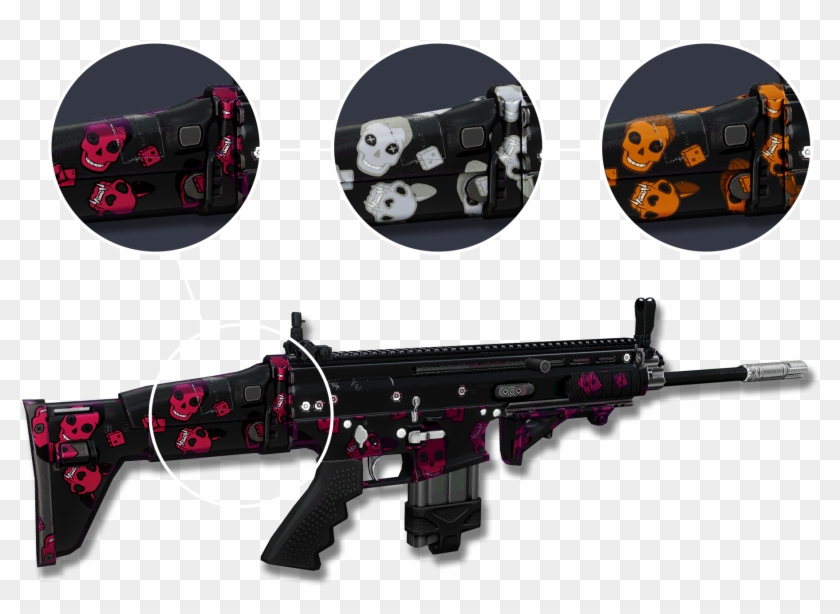 Also Shares The Same Angle Color Change Functionality - Assault Rifle Clipart #1327646