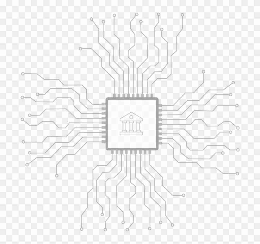 Microchip - Circuit Cpu Microprocessor Microchip Clipart