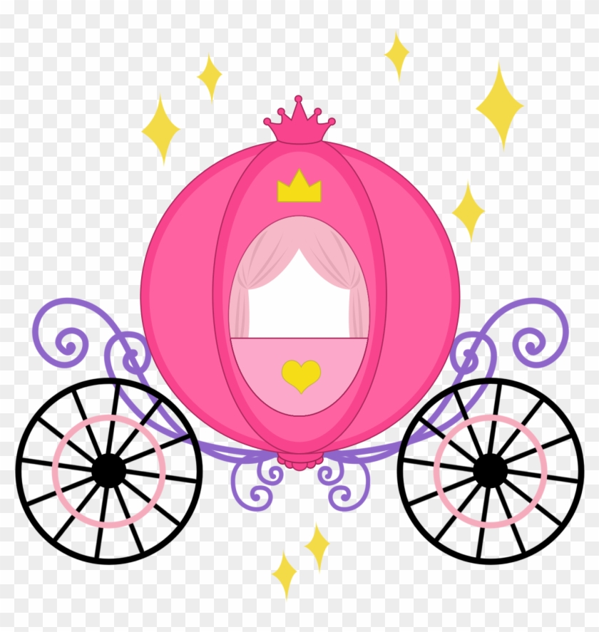Baby Girl Clipart, Cinderella Carriage, Princess Carriage, - Carroza De Cenicienta Dibujo - Png Download