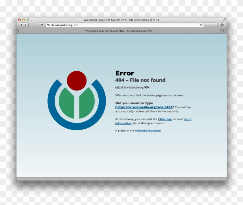 404 Error Sample - 404 Error Wikipedia Clipart
