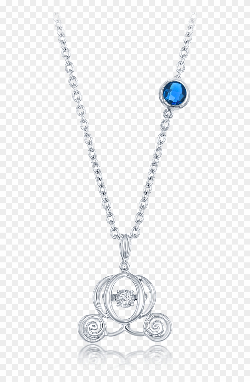 Ladies Enchanted Disney Cinderella Carriage Necklace - Disney Enchanted Cinderella Necklace Clipart #1328458
