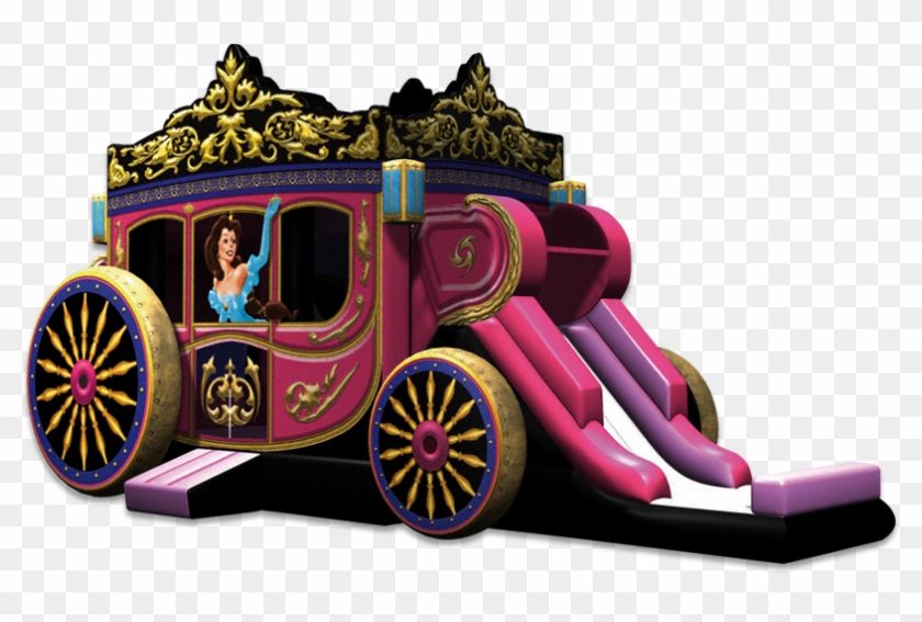 Princess Carriage Combo - Carriage Bounce House South Florida Clipart #1328493