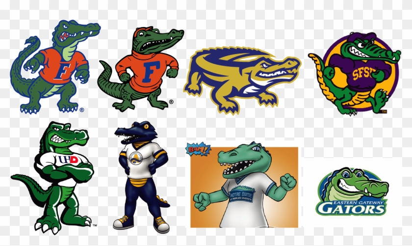 Vintage Florida Gators Logo Clipart