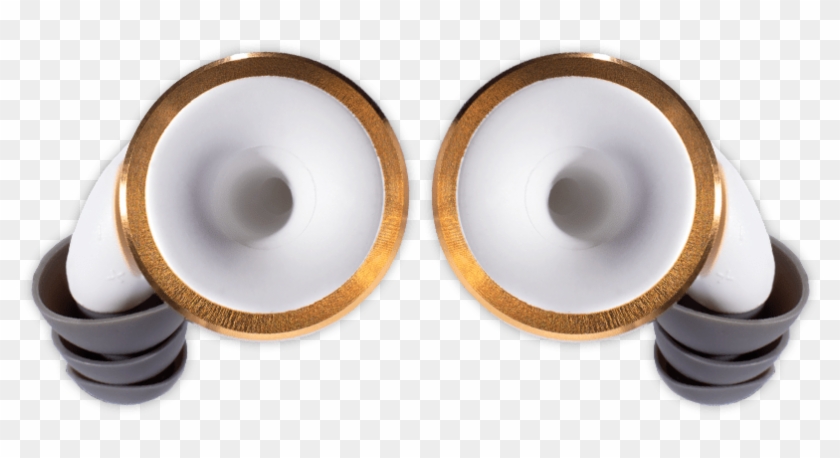 Knops Gold Plated Ring White - Body Jewelry Clipart #1328792