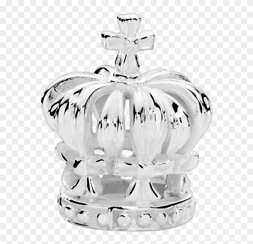 Sterling Silver Crown Charm , Png Download Clipart