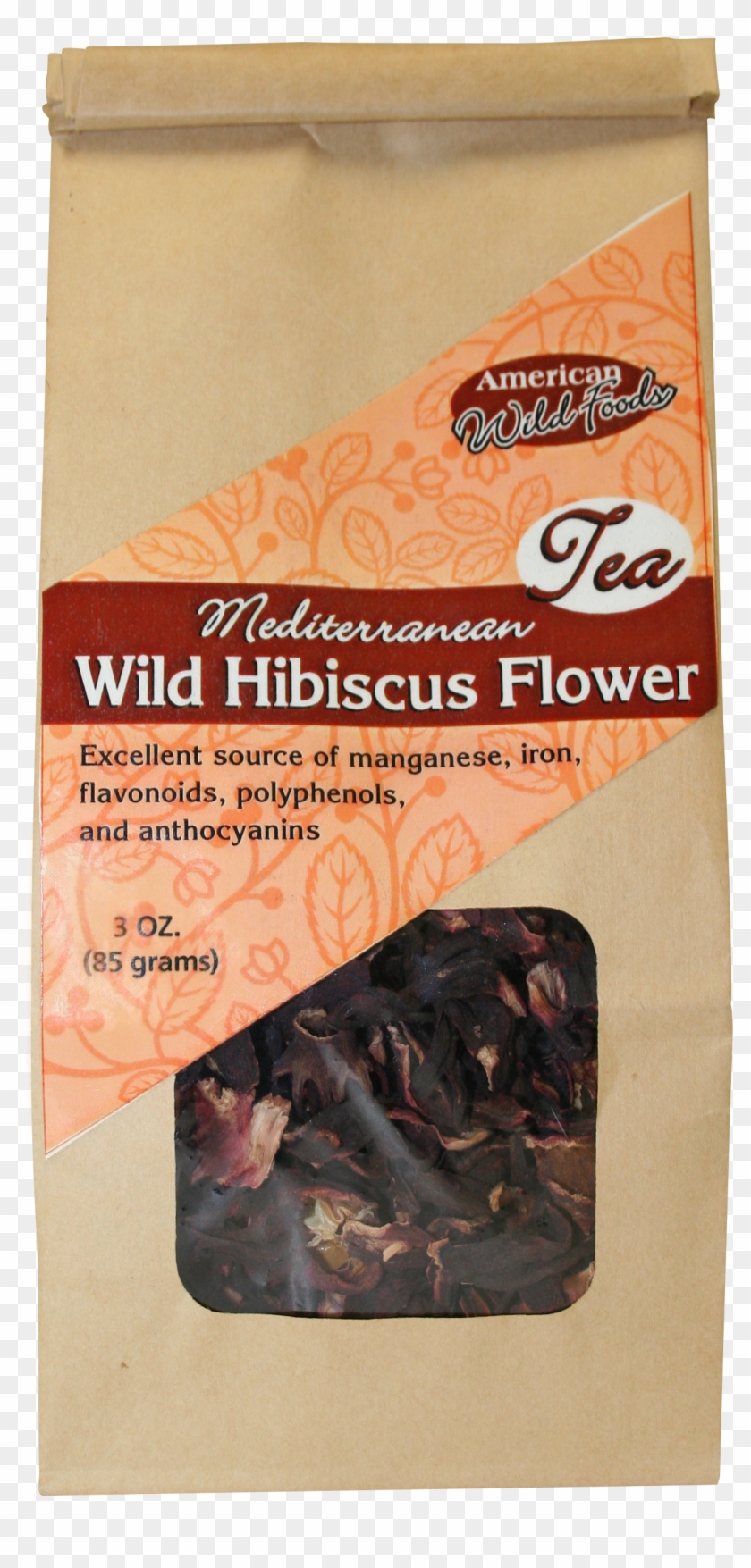Wild Hibiscus Flower Tea 3 Oz - Bag Clipart #1329826