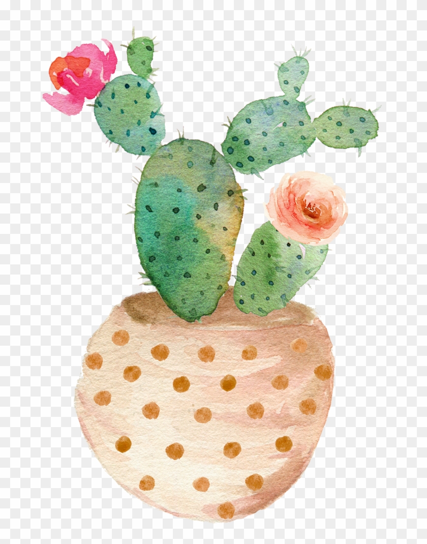 Fleurs Flores Flowers Bloemen Png Cactus Pinterest - Cactus And Succulents Art Clipart #1330220