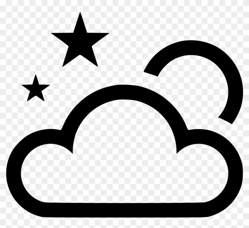 Cloud Stars Moon Comments - Douglas County Schools Clipart #1330325