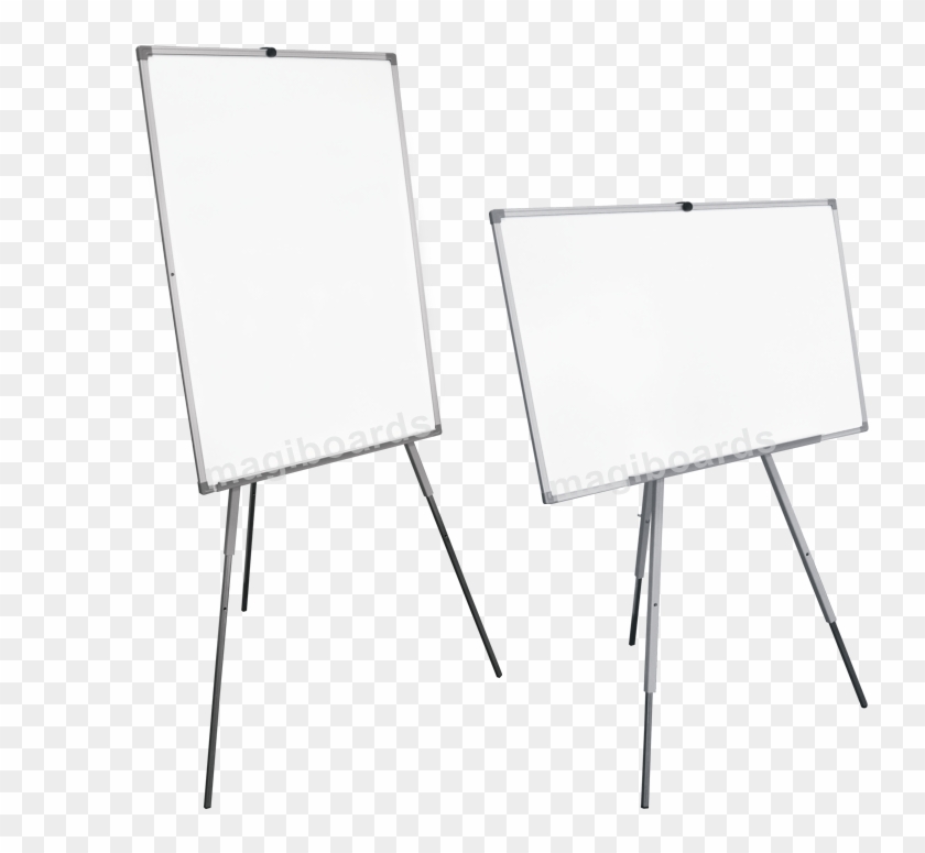Whiteboard On Tripod Easel - Billboard Clipart