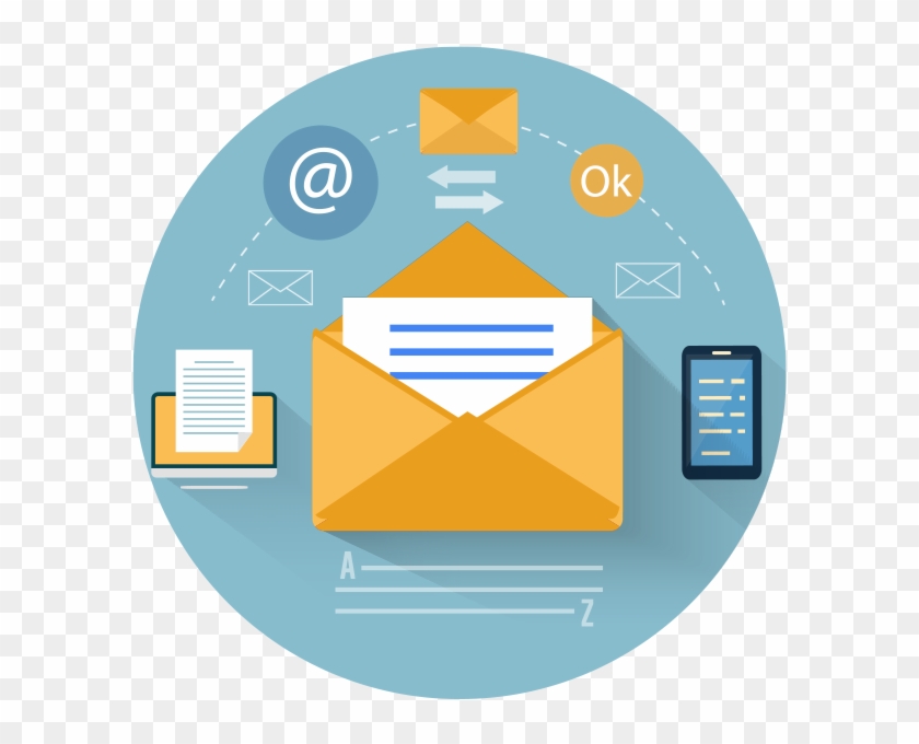 Icon Email Crm - Email Marketing Icon Transparent Clipart