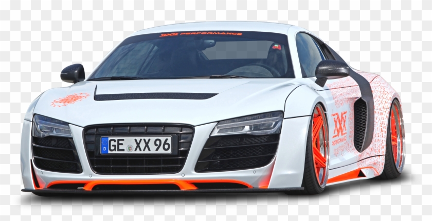 White Audi R8 Car Png Image - Opel Astra Gtc 2011 Clipart