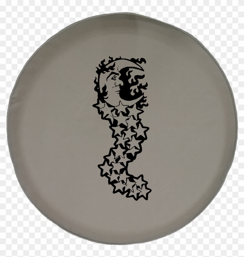 Celestrial Man In The Moon Stars Sky Offroad Jeep Rv Clipart #1331029