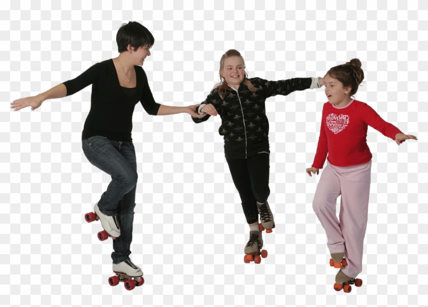 October Is National Roller Skating Month And We Couldn't - Person Roller Skaters Png Clipart #1331093