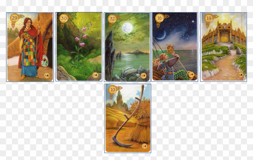 Celtic Lenormand Line Of - Lenormand Png Clipart #1331160