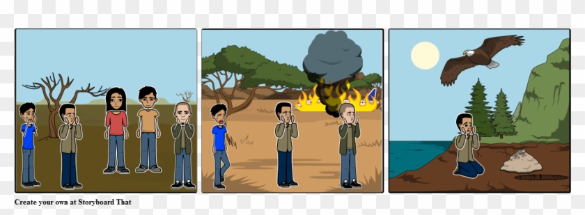 Plane Crash - Cartoon Clipart