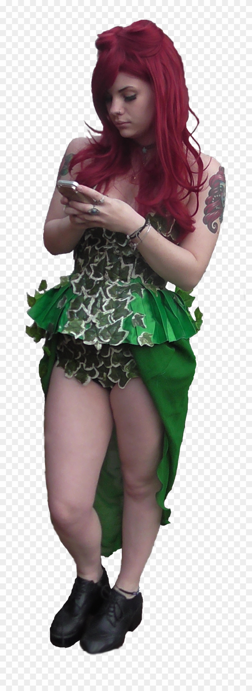 Poison Ivy Cut Out Body - Halloween Costume Clipart #1331442