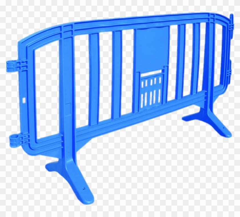 Bleu Crash Barrier Plastic - Barrière De Sécurité En Plastique Clipart