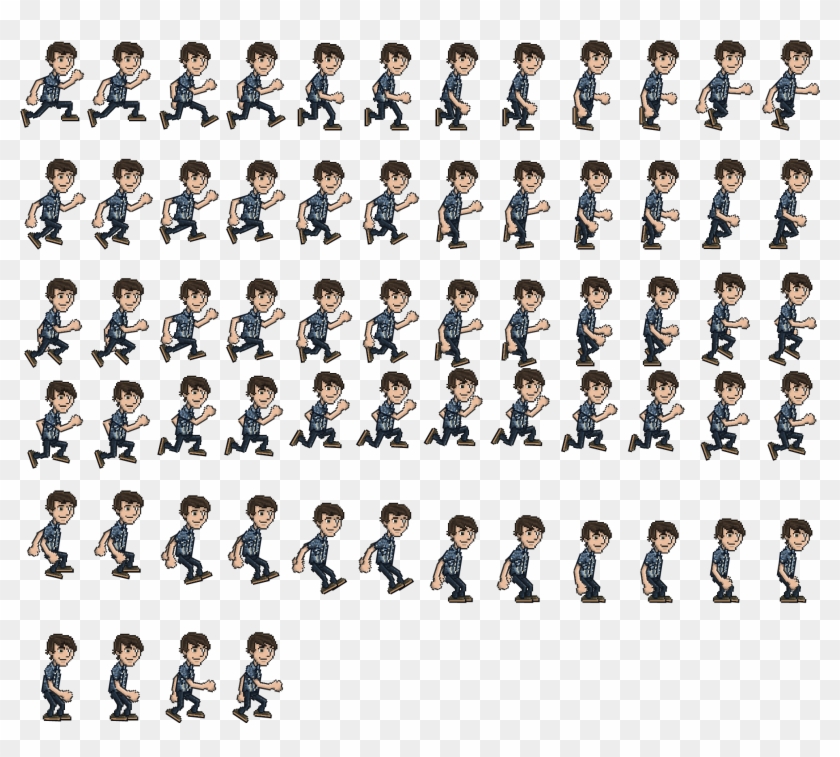 /// Mobile Graphic Easel Examples Assets Runninggrant - Boy Sprite Sheet Png Clipart