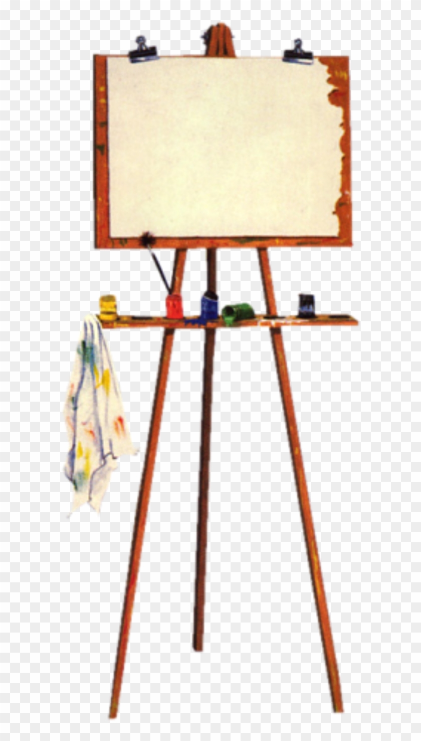 Easel Painter Retro Vintage Freetoedit - Plywood Clipart