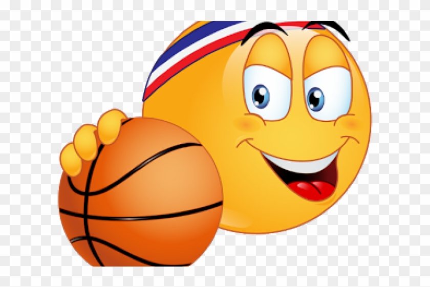 Basketball Emoji Clipart #1332286