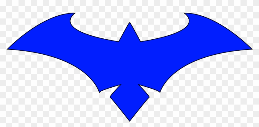 Nightwing Symbol Vector Winfield Logo Png Nightwing - Nightwing Logo Png Clipart #1332392