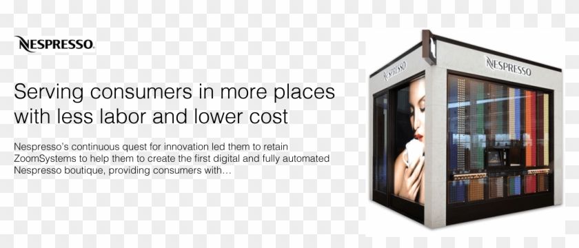 Nespresso Store Unit Slide - Nespresso Clipart