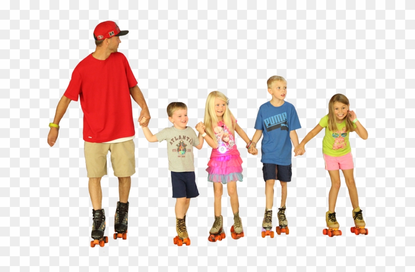 Image Is Not Available - Kids Roller Skating Transparent Clipart