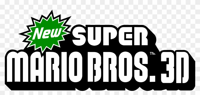 New Super Mario Bros Logo Png , Png Download - New Super Mario Bros 3 Logo Clipart #1332914