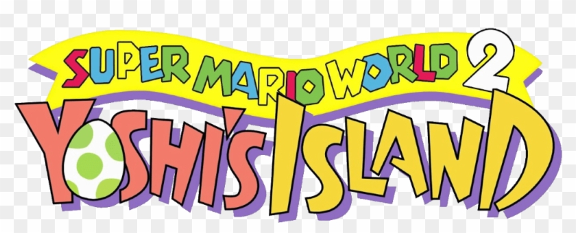 Super Mario World 2 Logo - Yoshi's Island Clipart #1332946