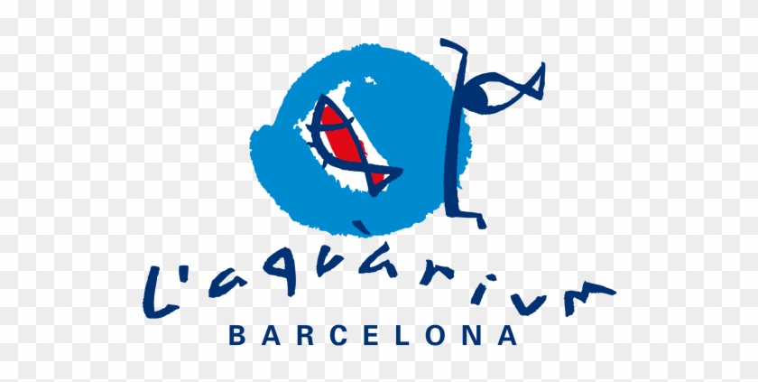 Dive Into Another World As You Explore The Seabed Surrounded - Logo Aquarium Barcelona Clipart #1333539