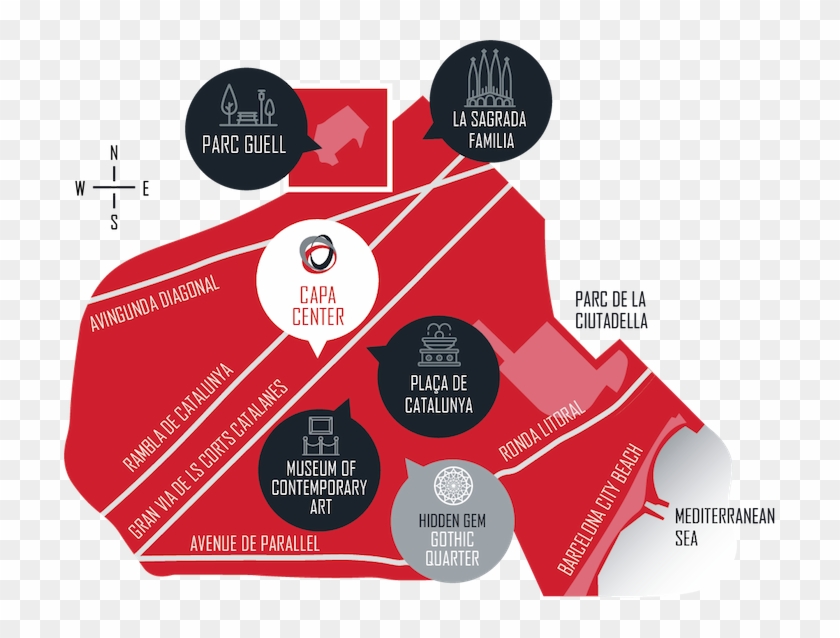 Study Abroad In Spain - Graphic Design Clipart #1333591