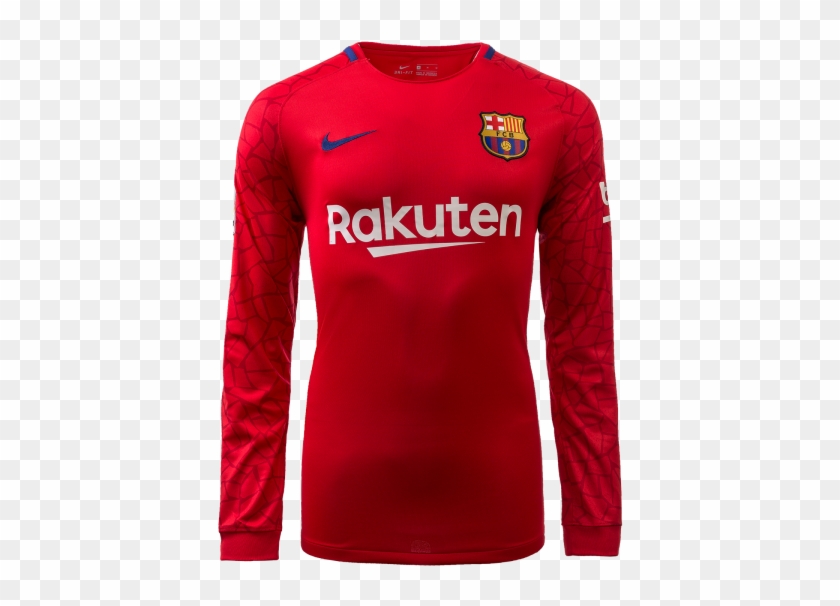 Barcelona 17/18 Goalkeeper Ls Jersey - Jersey Kiper Barcelona 2017 Clipart #1333648