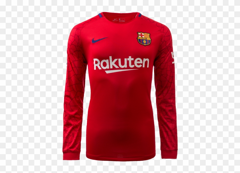 Barcelona 17/18 Goalkeeper Ls Jersey - Jersey Kiper Barcelona 2017 Clipart
