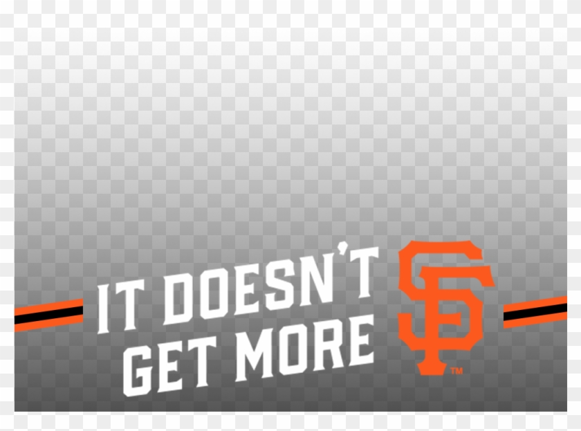 Doesn T Get More Sf Sf Giants Clipart #1333858