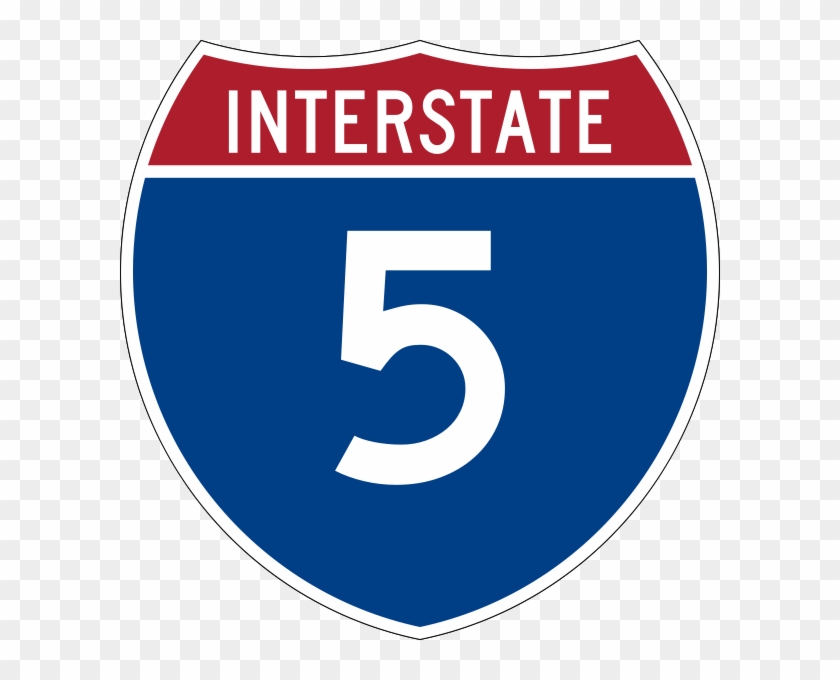 California Interstate 5 Clipart