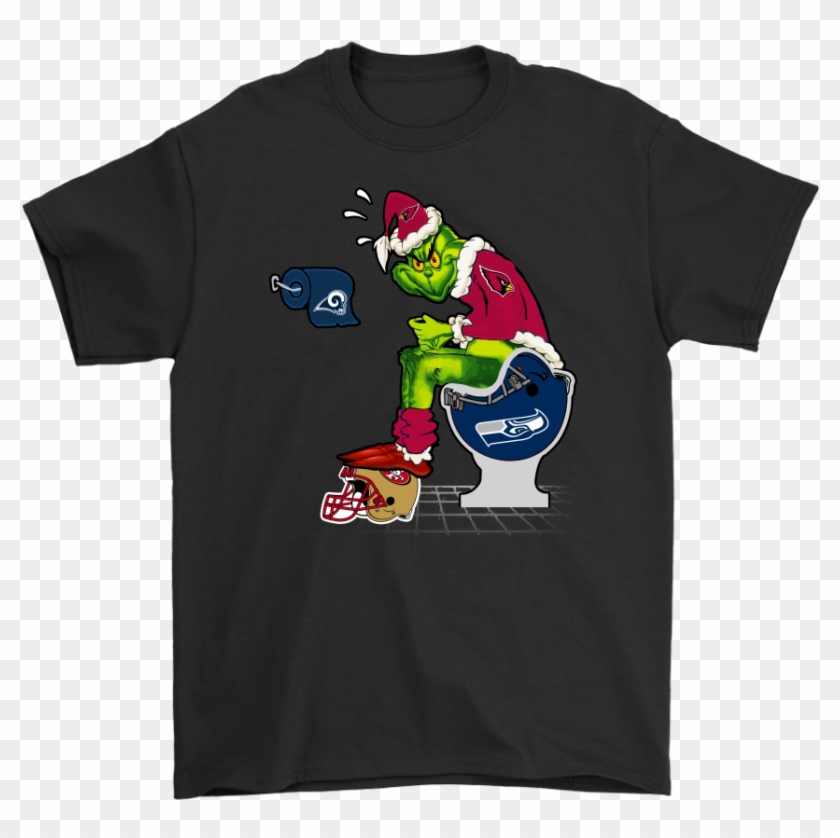 The Grinch Arizona Cardinals Shit On Other Teams Christmas - Fuck The Patriots Shirts Clipart