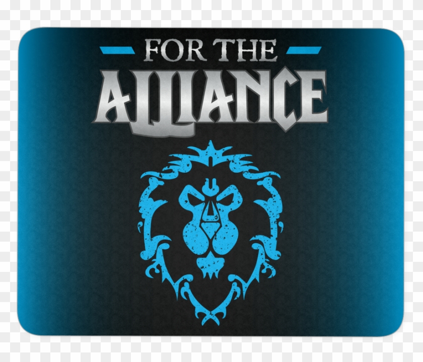 World Of Warcraft "for The Alliance" - World Of Warcraft Alliance Logo Clipart #1335807