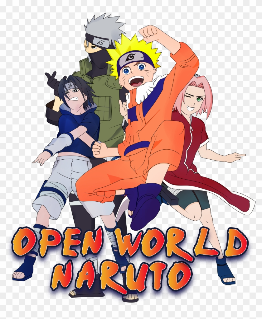 Open World Naruto Logo - Cartoon Clipart #1335809
