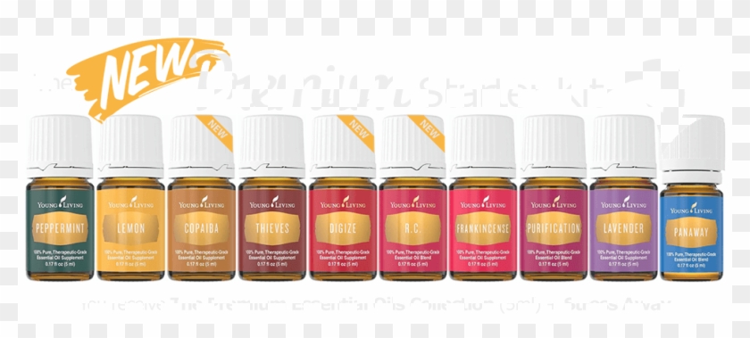 The New Young Living Essential Oil Premium Starter - Young Living Starter Kit 2018 Clipart
