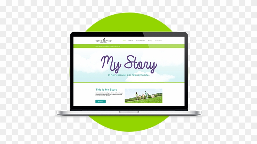 Benefits Of A Personal Website For Young Living Members - Online Advertising Clipart