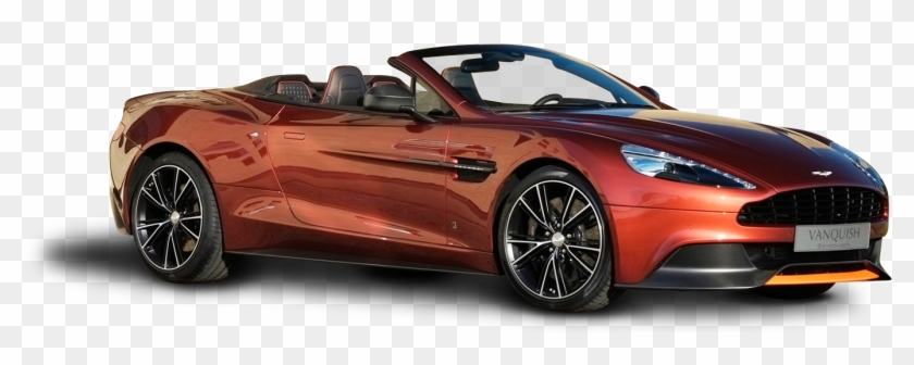 Aston Martin Vanquish Volante Car Png Image - Aston Martin Orange Colour Clipart #1336477