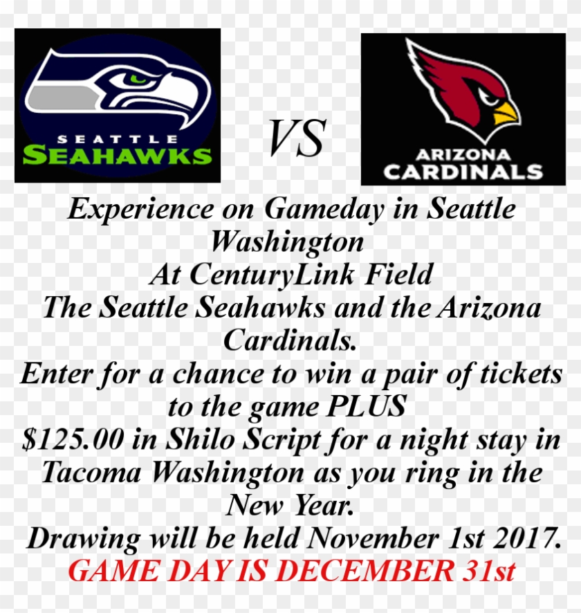 Seahawks Contest Page - Arizona Cardinals Clipart #1336482