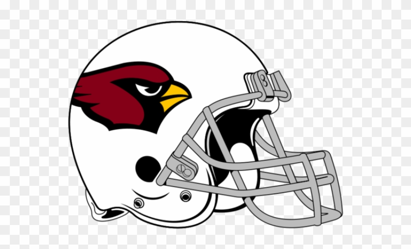 Helmet Clipart Arizona Cardinals - Blank White Football Helmet - Png Download #1336692