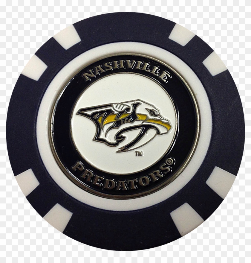 Golf Ball Marker Nhl Nashville Predators - Nashville Predators Clipart