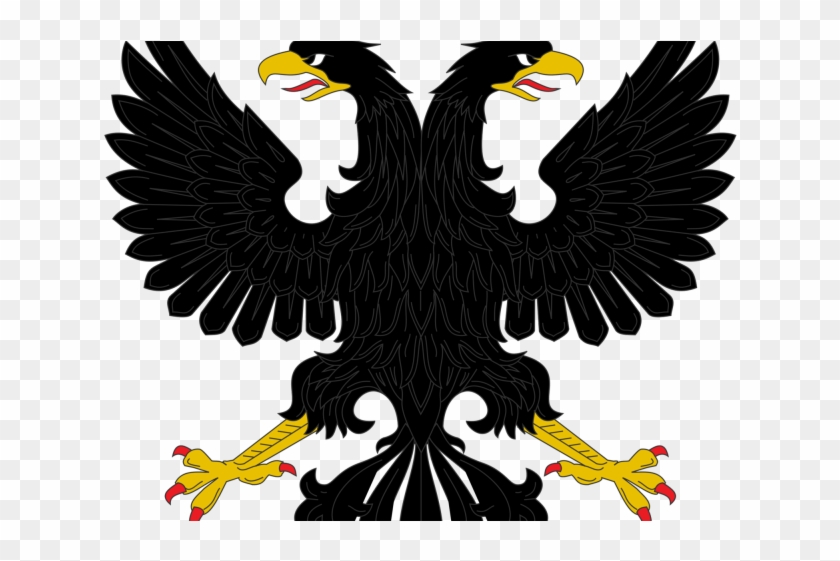 Black Eagle Clipart Majestic - Double Headed Eagle Clipart - Png Download #1336808