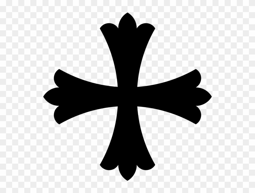 Emt Svg Maltese Cross Clipart Black And White - Cruz De Los Cruzados - Png Download