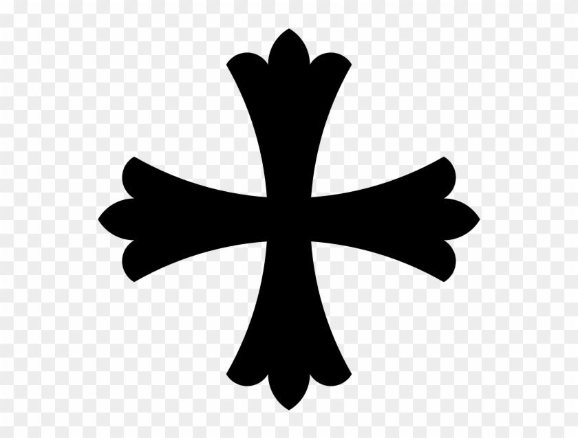 Emt Svg Maltese Cross Clipart Black And White - Cruz De Los Cruzados - Png Download #1337021