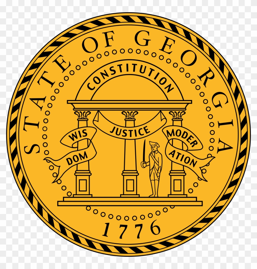 Georgia - Georgia State Seal Clipart #1337100